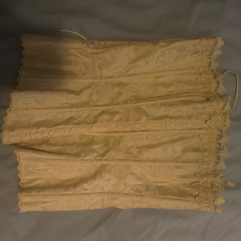 Frederick’s of Hollywood Hollywood Dream Corset in Discontinued yellow color